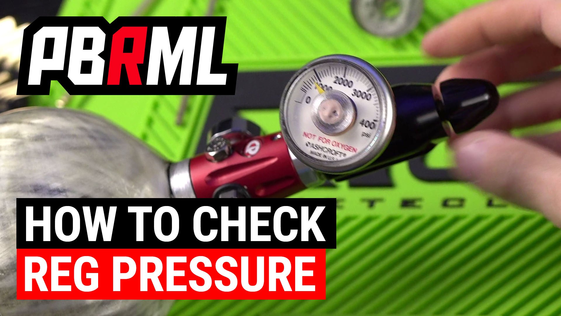 How To Check Paintball Regulator Pressure and Building A Tester