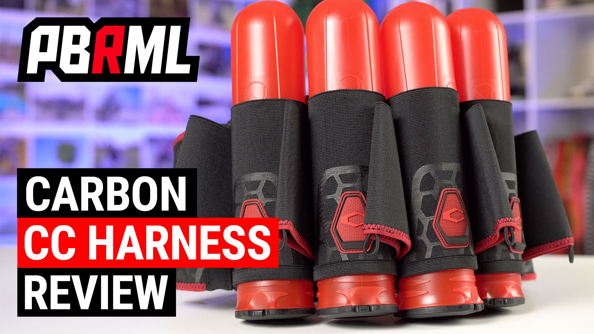 Carbon Paintball CC Strapless Harness Review Best Ever? Paintball