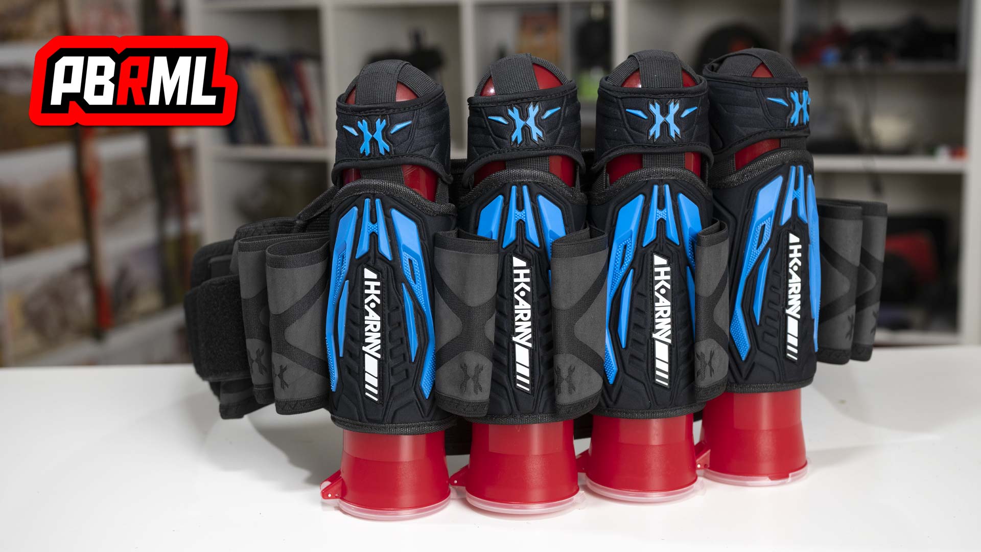 Pack Paintball HK Army Zero G 2.0 Noir/noir - Harnais 4+3+4 - Neuf