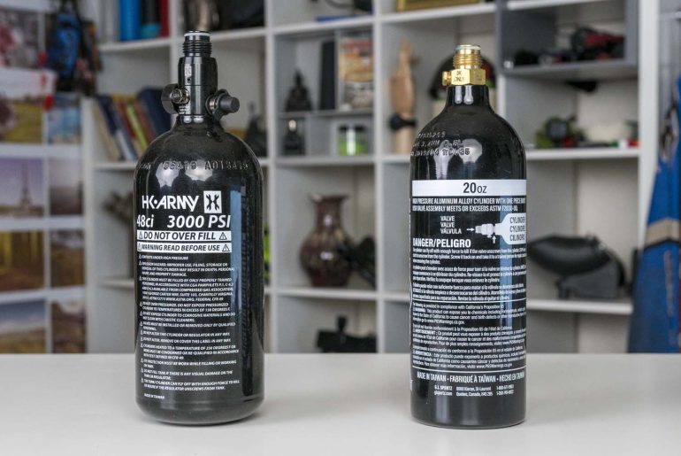 What is the best compressed air tank size for paintball? Paintball